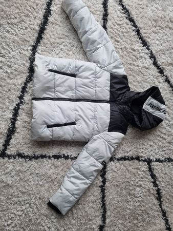Terranova Steppjacke schwarz weiss