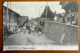 Gryon - Personnage dans le village - Ancienne