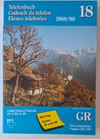 Telefonbuch Cudesch da telefon GR 1988/90