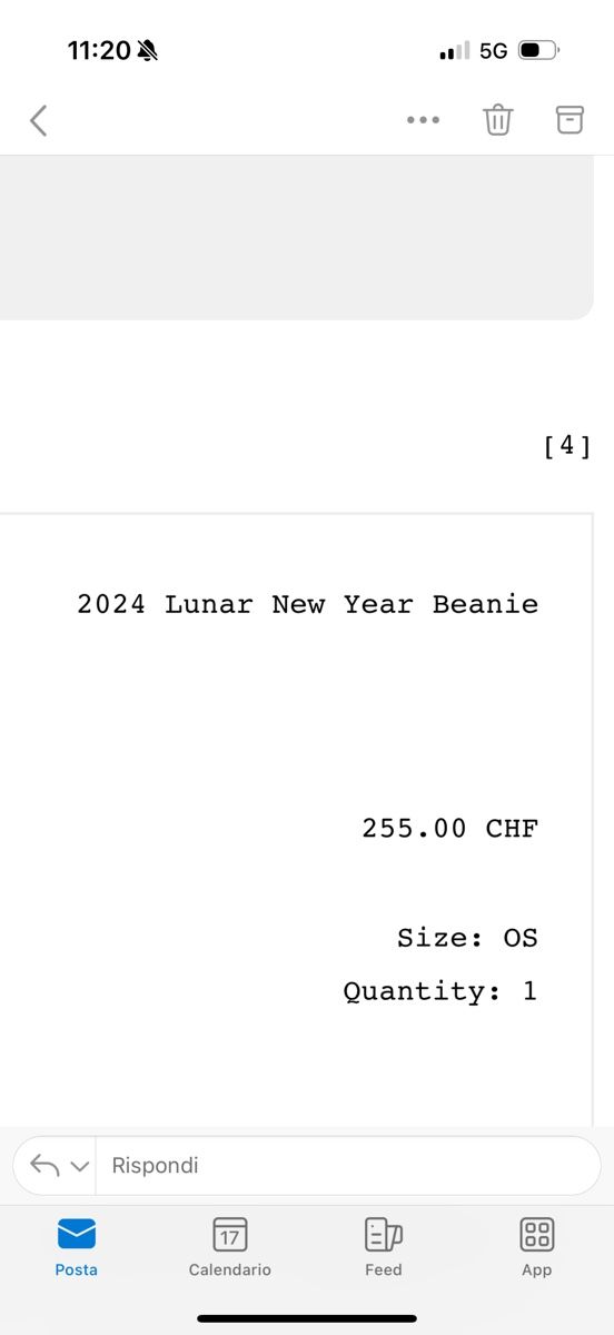 Copricapi, berretti & cappellini: Off white Ltd lunar new year beanie – Usato da Giubiasco venduto da Darkemperor 1