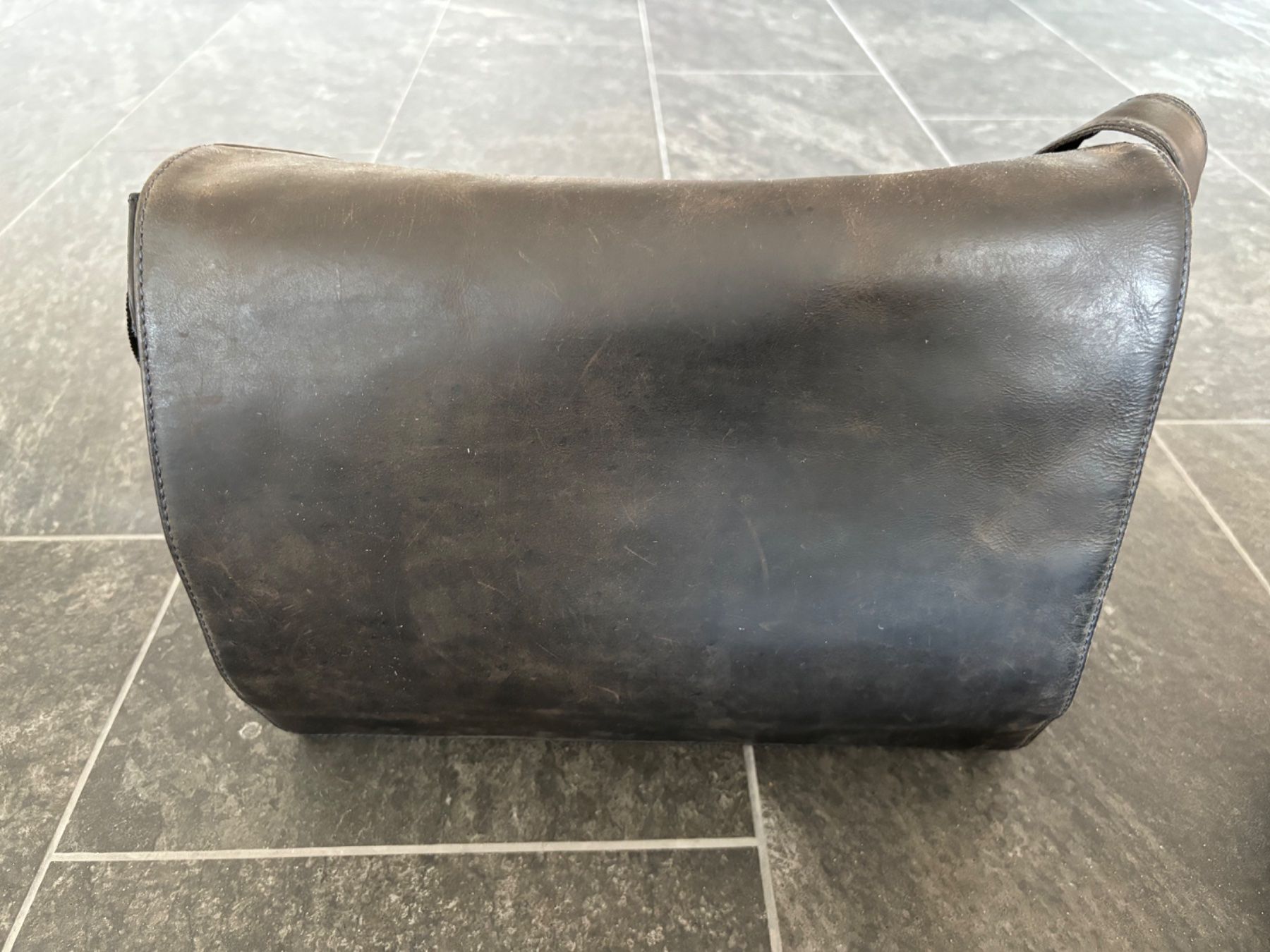Taschen: Original Visconti Tasche dunkelblaues Leder – Gebraucht aus Stadel von Chanel_5 2
