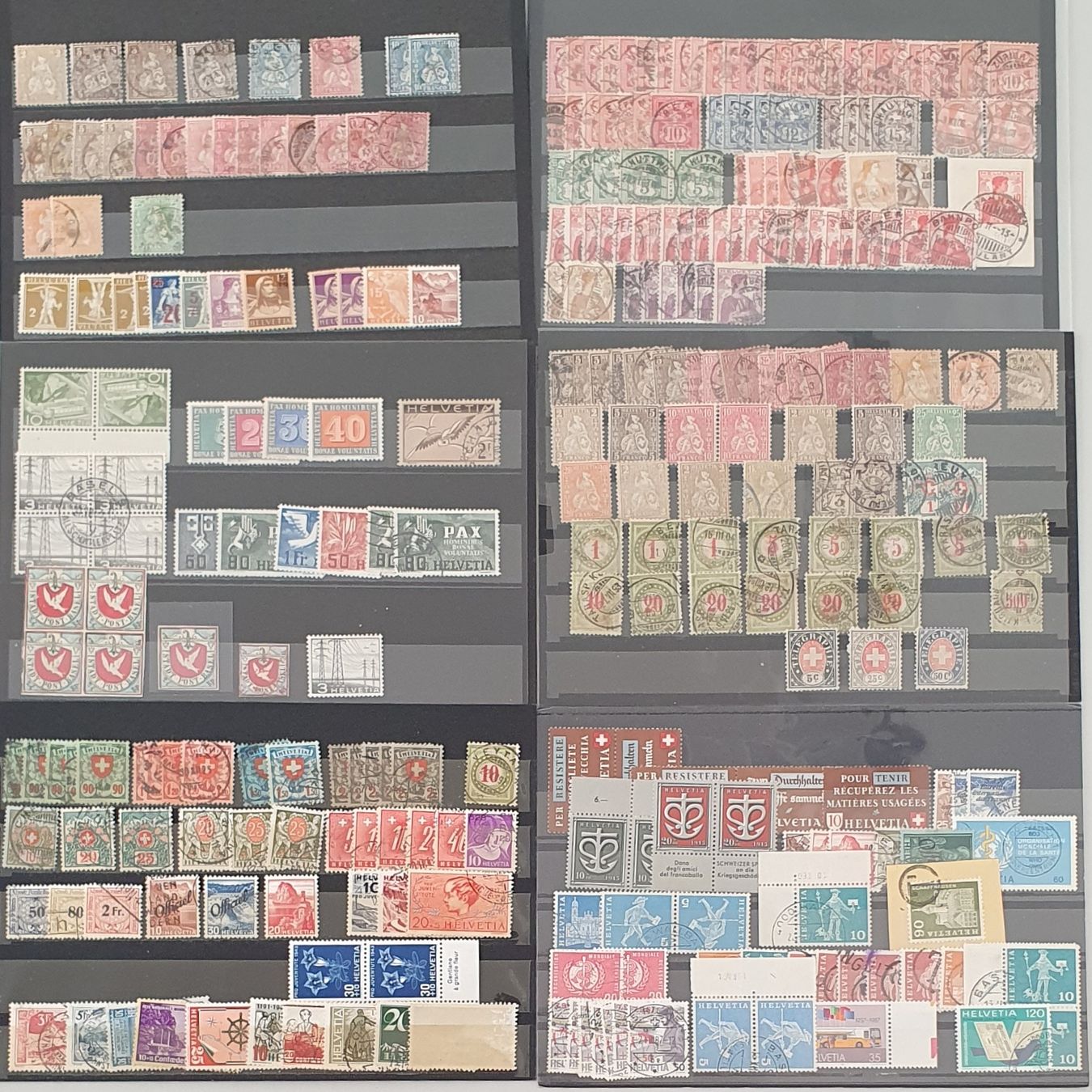 Tous les timbres: Restlot Schweiz am Strubel – D'occasion à Kreuzlingen par Rschweiz1 2