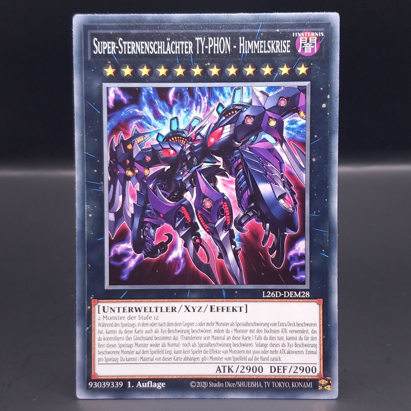 Yugioh Carte collezionabili: Super-Sternenschlächter TY-PHON - Himmelskrise - Common - DE – Nuovo (secondo la descrizione) da Basel venduto da LegacyLink