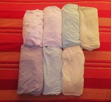 7 Fixleintücher - Babybett - Ca. 140/70 bis 160/70