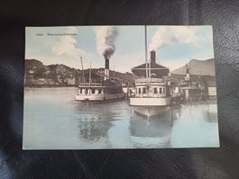 Ansichtskarte Vierwaldstattersee Dampfschiffe ungelaufen