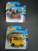 2 Hot Wheels Autos Mickey Mouse Party Wagon neuwertig