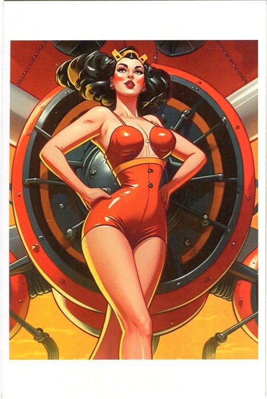 Cartoline postali: Postkarte "Pin-up". – Nuovo e nell'imballaggio originale da Basel venduto da Butsch5