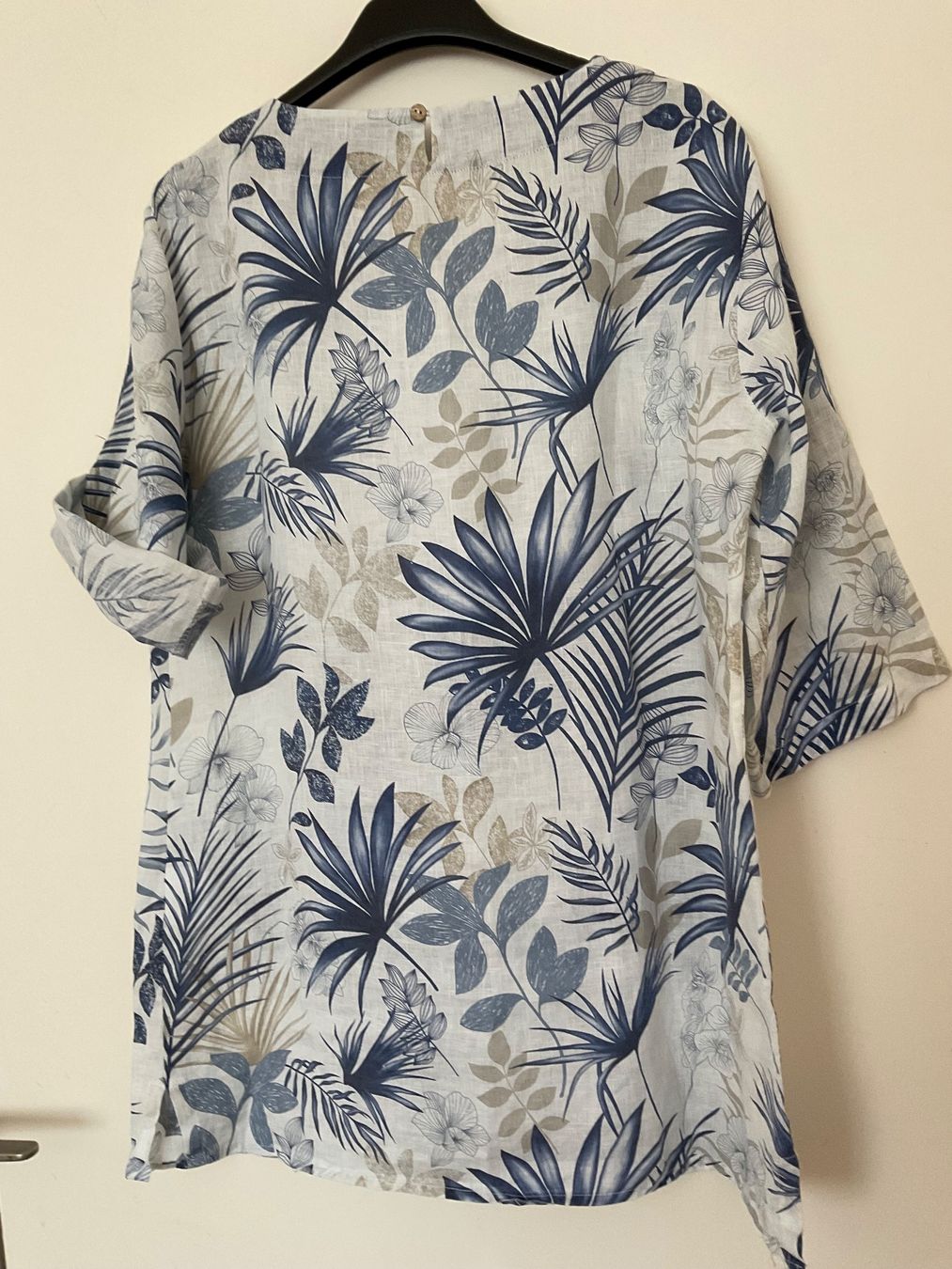 Camicette: Moda Stil wunderschöne 100% Leinen Bluse Tunika Gr S/M NEU – Nuovo (secondo la descrizione) da Urdorf venduto da alda02 3