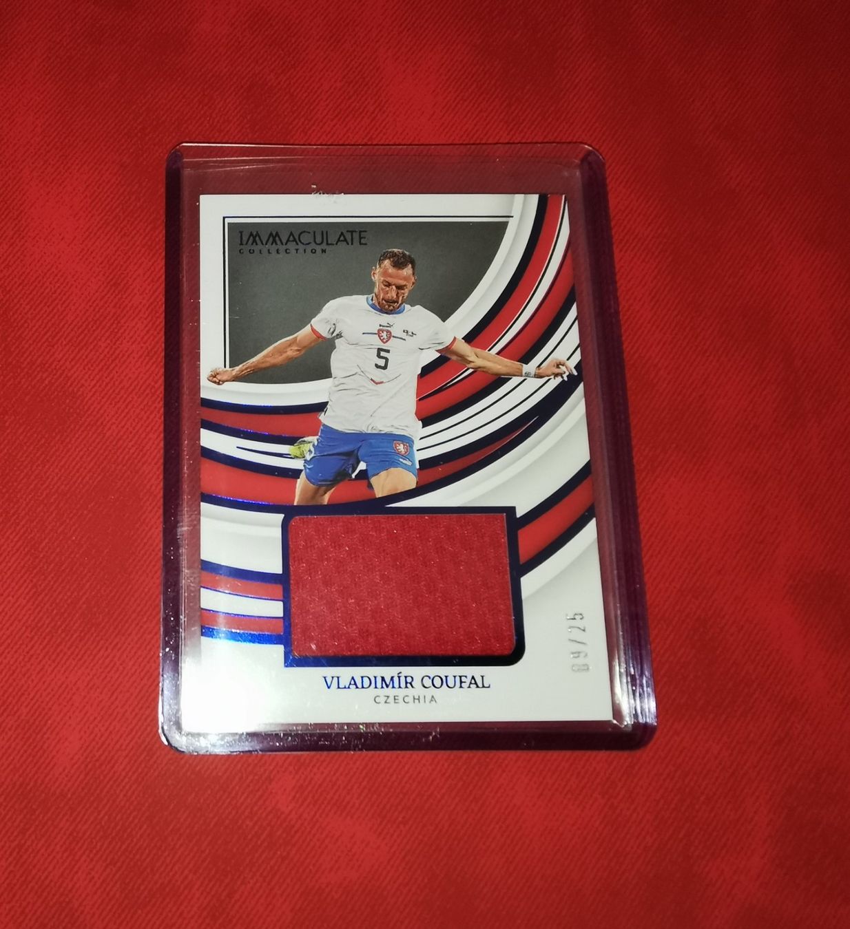 Panini Carte collezionabili: Vladimir Coufal Game Worn /25 Panini Immaculate – Usato da Ostermundigen venduto da DaCards