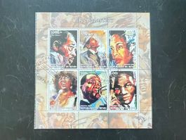 2003 Benin Jazz Masters Block gest. (A155)