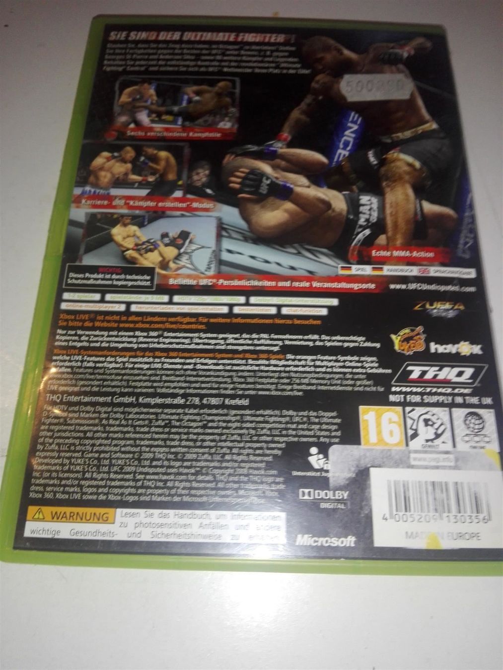 Microsoft Spiele: UFC (2009) Undisputed                           > X-Box360 < – Gebraucht aus St.Gallen von elk2023 4