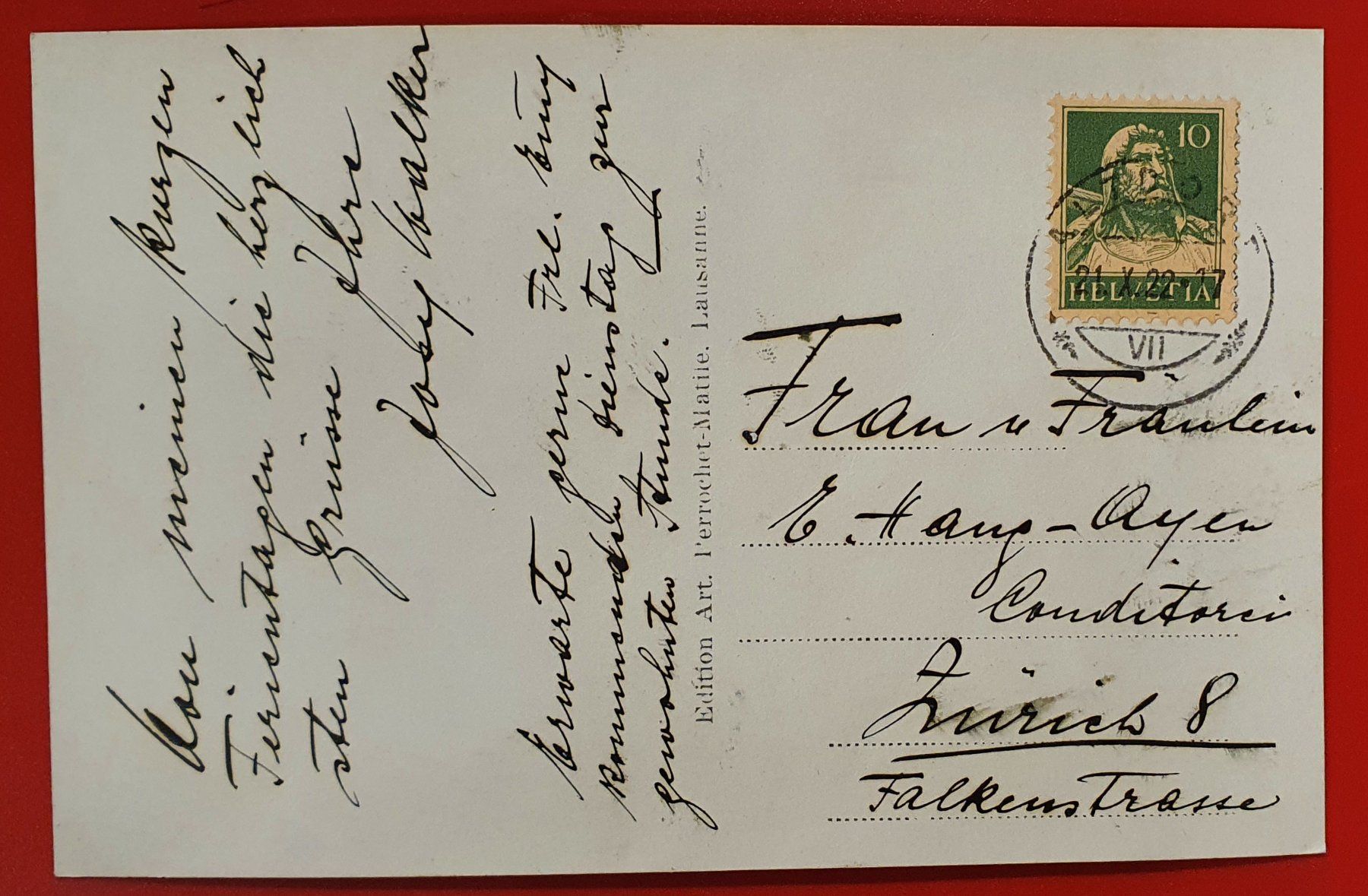 Cartoline postali: Altdorf 1922 – Usato da Kreuzlingen venduto da Rschweiz1 1