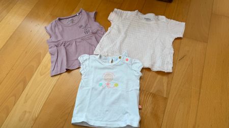 3er Set Baby T-Shirts, Grösse 62, für den Sommer