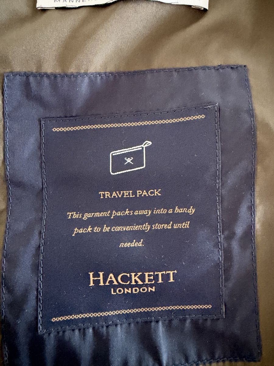 Hackett Cappotti: Hackett Regenmantel blau, Grösse S – Usato da Richterswil venduto da Schoetto 1