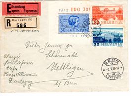R - Express Dardagny 1938 - 2 Marken ET