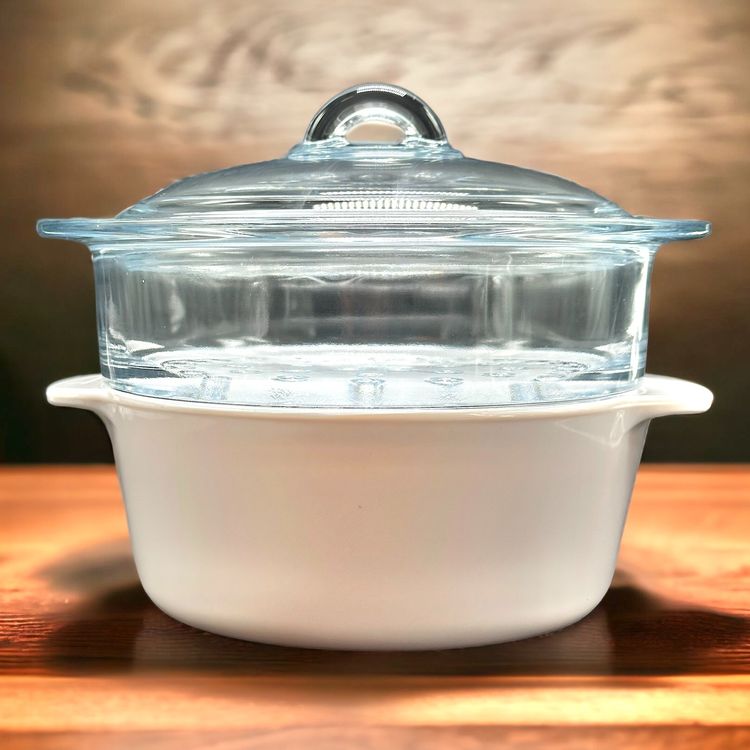 Couscoussier Cuiseur Vapeur 5 Étages 26 Cm – Inox, Couvercle Verre, Pour Couscous, Boulettes, Poisson, Pain