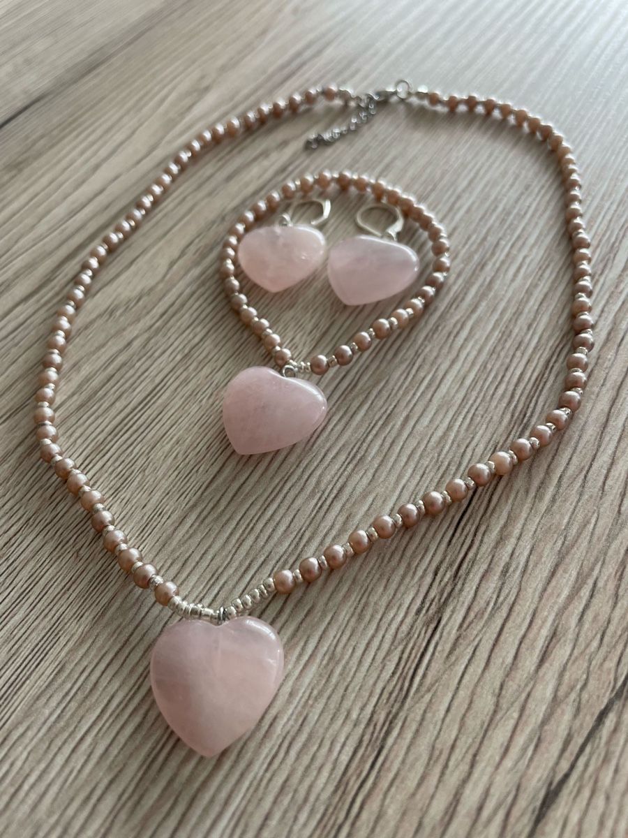Sonstiger Schmuck: Schmuckset mit Herz neu und handmade – Neu (gemäss Beschreibung) aus Dietikon von Apel