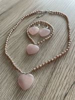 Schmuckset mit Herz neu und handmade
