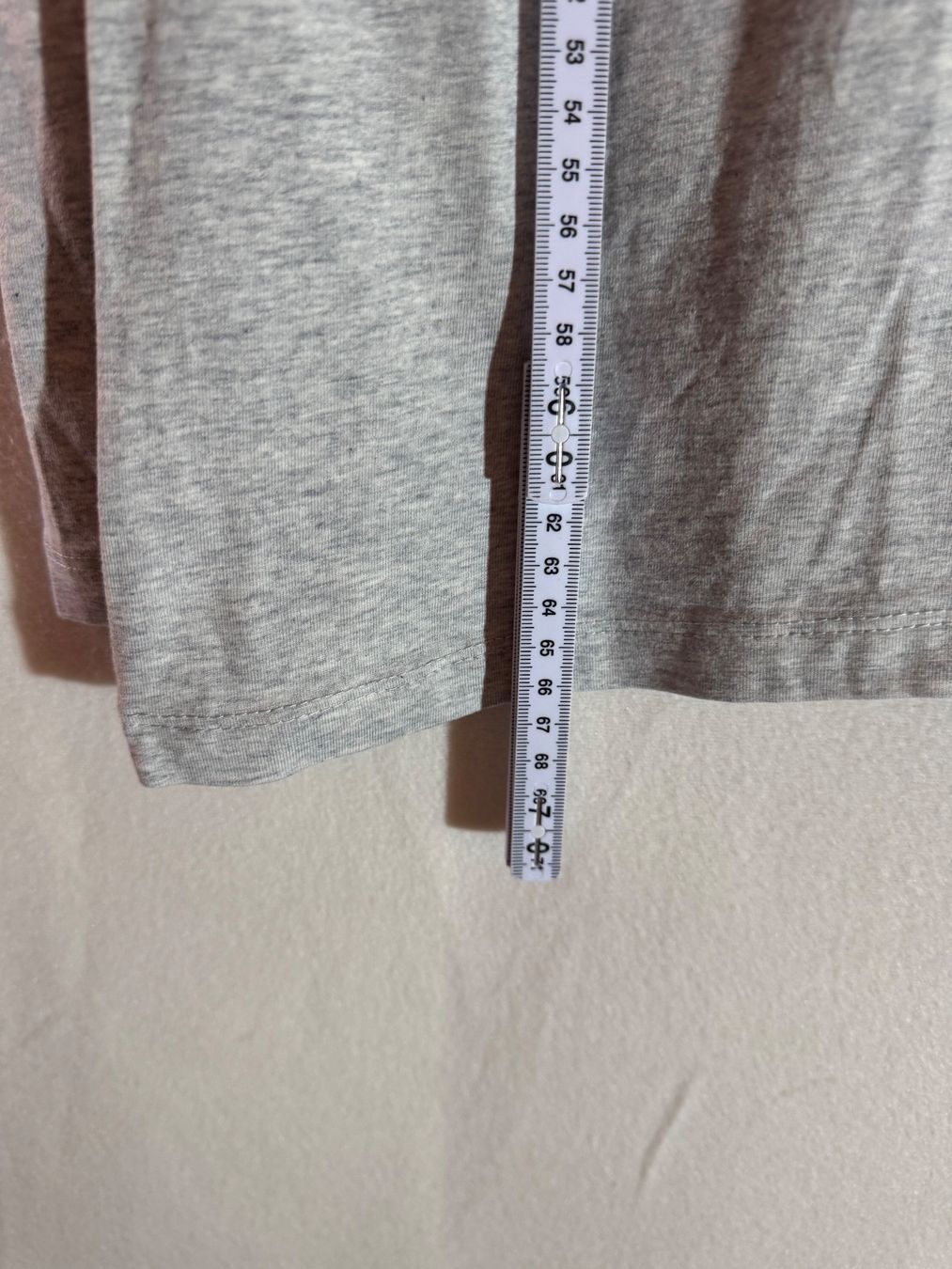 C&A Top: Hellgraues Langarmshirt Basic von C&A Gr. XL – Usato da Grosswangen venduto da second_hand_dress 3