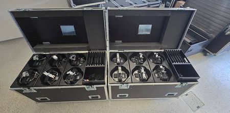 12x ROBE Robin IParFect 150 inkl. Case & Torblenden