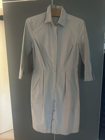 Marc O'Polo Hemdbluse Kleid, grau, Gr. 36, Top Zustand!