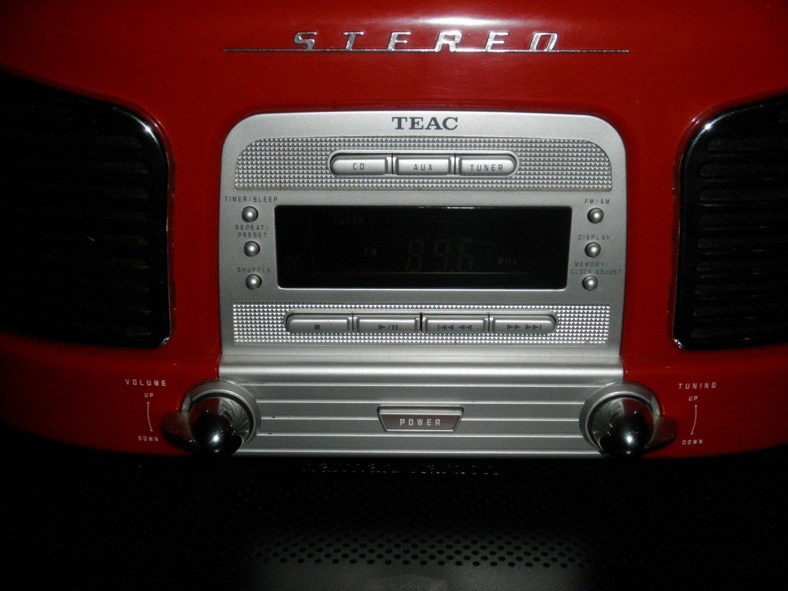 Teac Multimediaplayer & Streamer: Radio CD Player TEAC SL-D90 Rot Retro Design – Gebraucht aus Wittenbach von Nostalgie1965 7