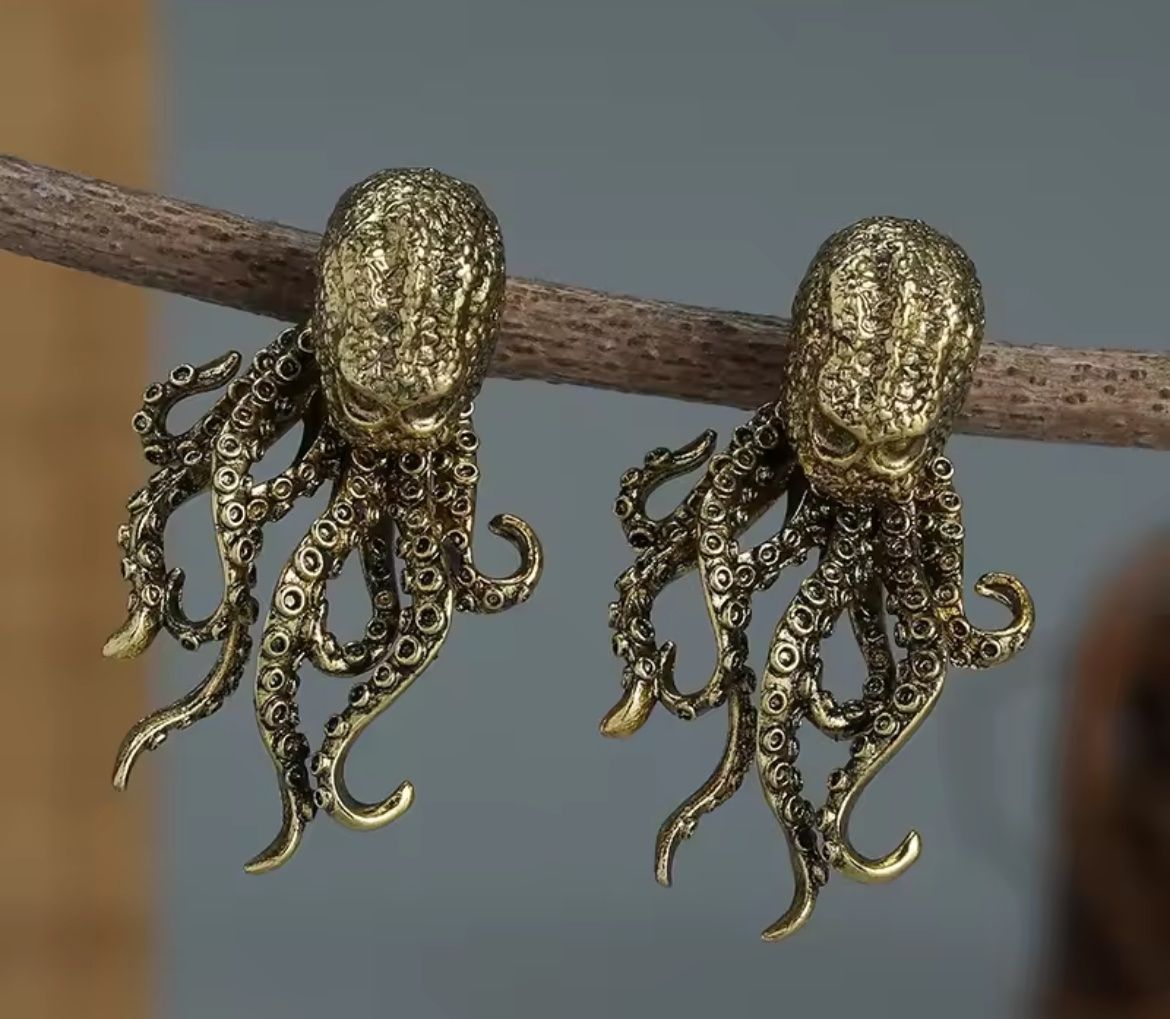 Orecchini pendenti & Orecchini a lobo: Octopus Ohrringe – Nuovo e nell'imballaggio originale da Gams venduto da Mariawicca