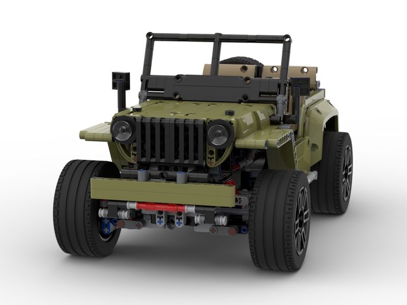 Lego Kit di costruzioni: Lego technik jeep willys moc – Usato da Airolo venduto da Bagaion99 8