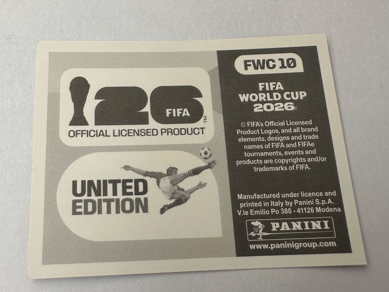 Panini Carte collezionabili: PANINI FWC 10 – Usato da Payerne venduto da mike_lth 1