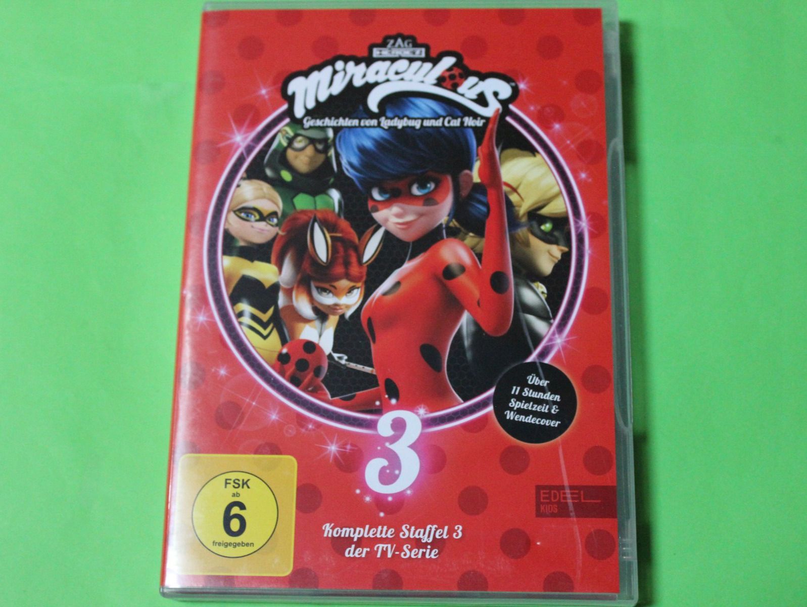 Tutti i DVDs: MIRACULOUS Ladybug & Cat Noir Staffel 3 3DVD – Usato da Tübach venduto da JamesStone 1