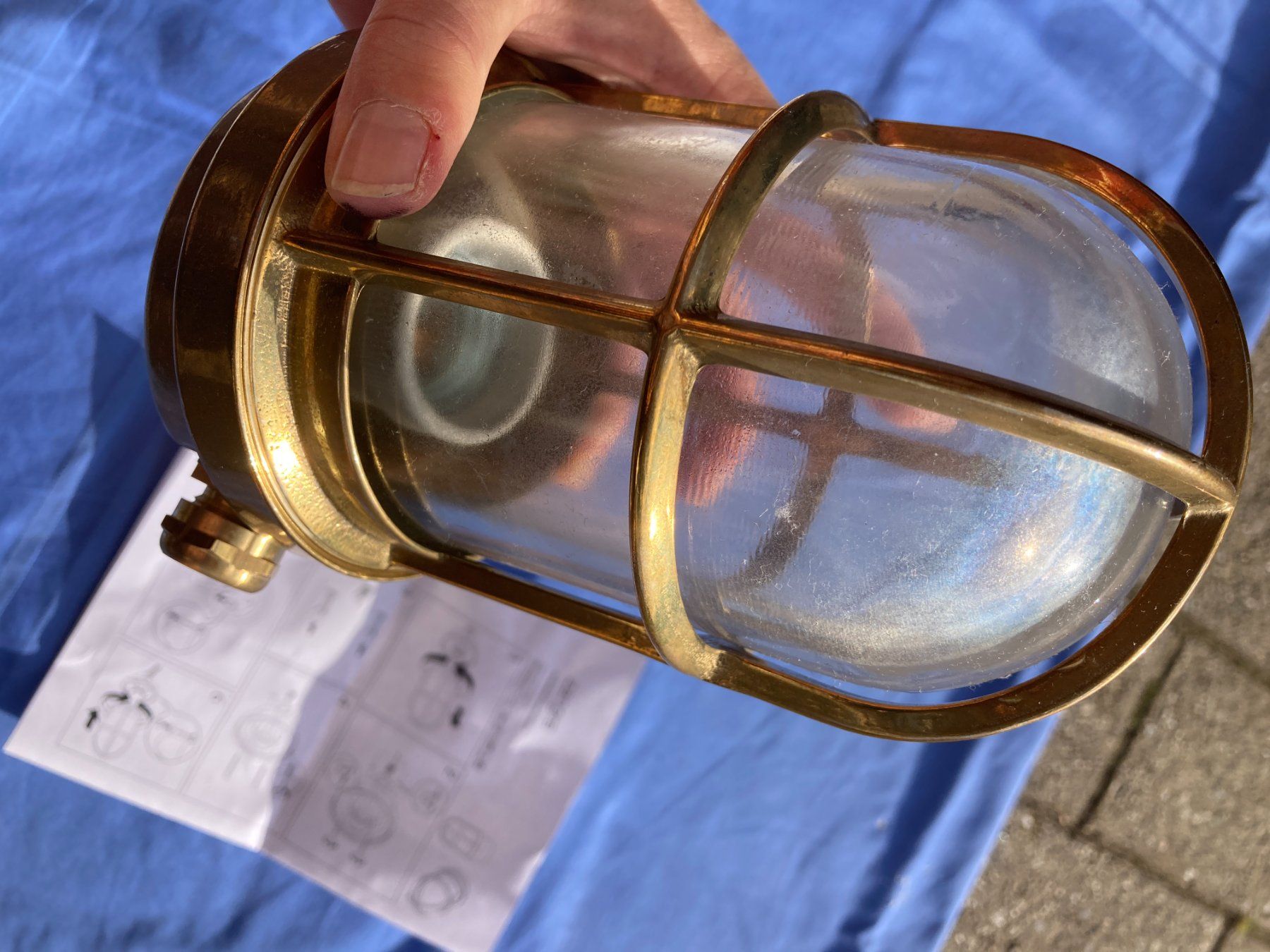 Lampes: Outdoor brass wall lamp – Neuf avec emballage d'origine à Froideville par ale_ss7x 1