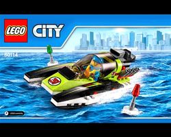 Lego 60114 Race Boat / Rennboot (2016) City Hafen