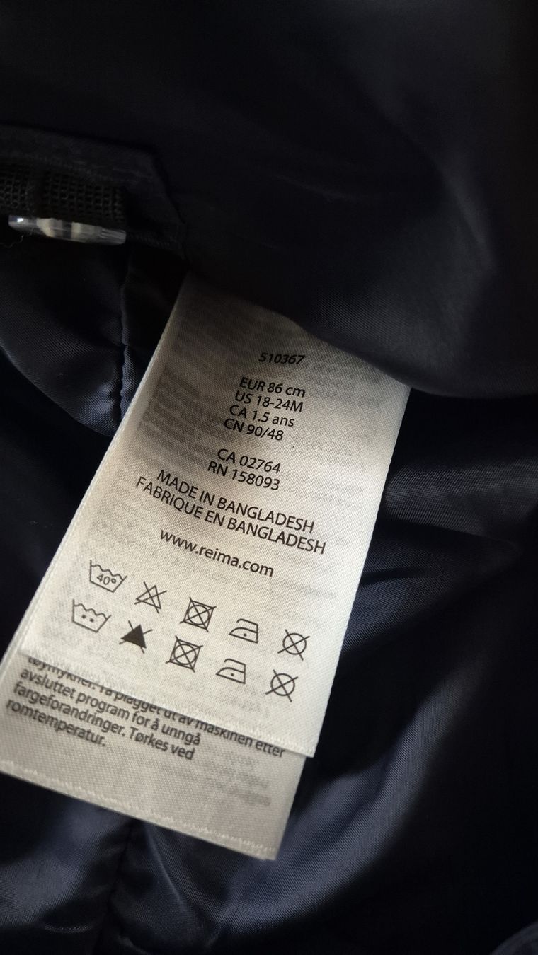 Reima Completi: Reima Overall Gr 86 – Usato da Adligenswil venduto da FranRes 2