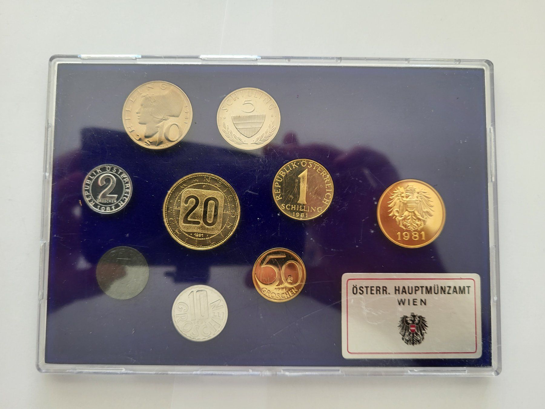 Tutti le monete: Münzsatz Österreich 1981 PP – Usato da Pravidondaz venduto da LVtik