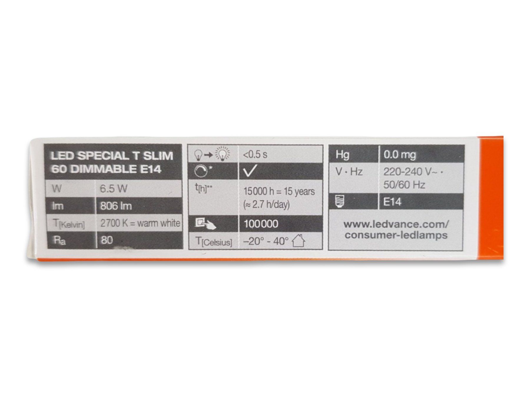 Osram Lampade: OSRAM LED Special T Slim E14 – Nuovo (secondo la descrizione) da Suhr venduto da Restwert_Suhr 4