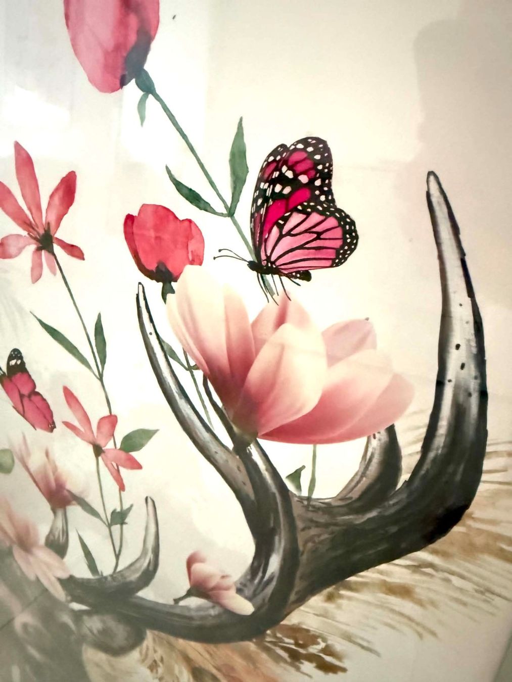 Poster & Bilder: Wandbild Hirsch – Gebraucht aus Bern von MIR-IAM 1