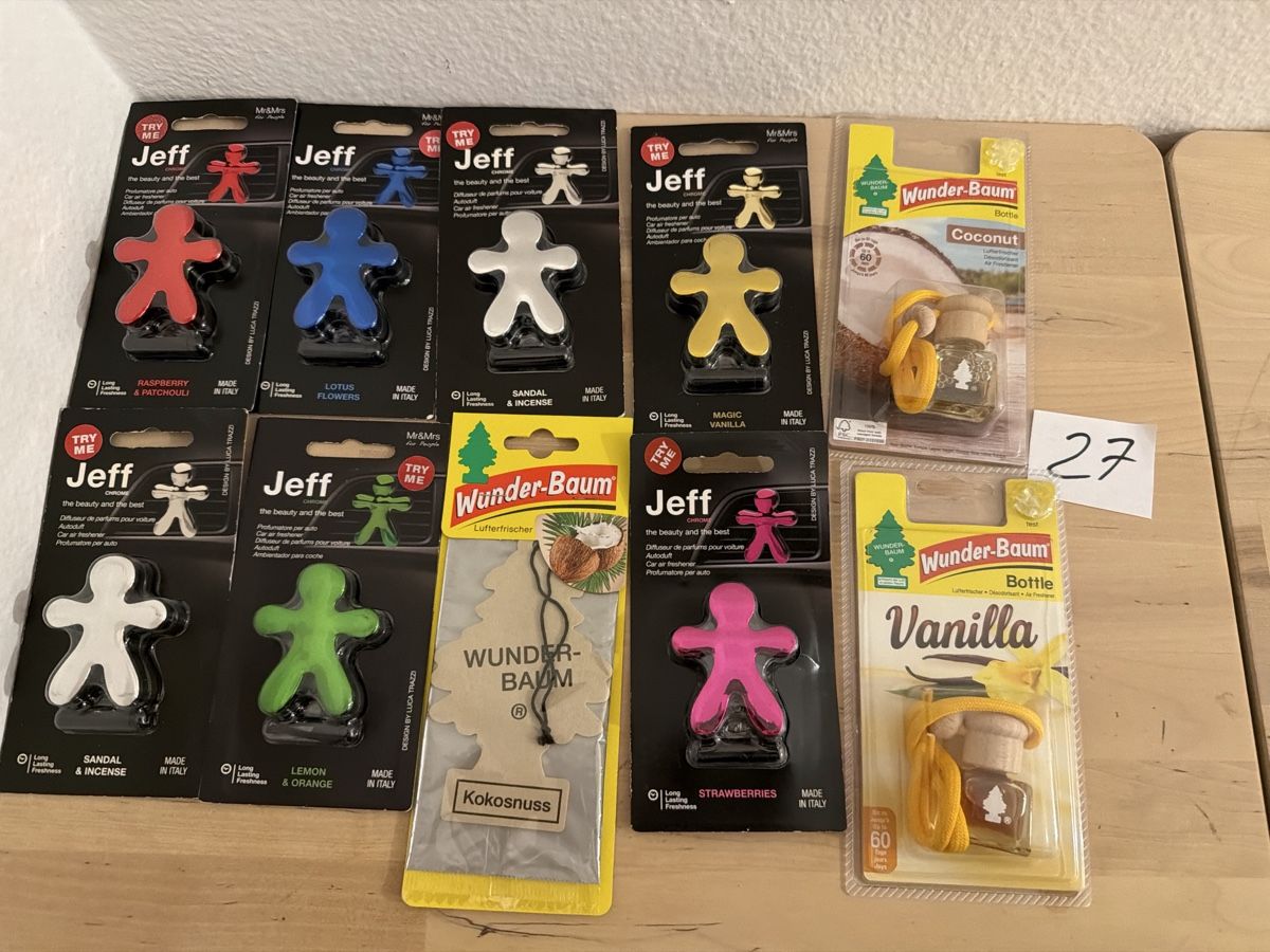 Deodoranti per ambiente: Autoduftbäume 10stk diverse 27 – Nuovo e nell'imballaggio originale da Kloten venduto da sze_wb99