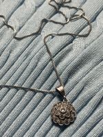 Collana con ciondoloArgento 925 con Pendente Fiore di Zircon