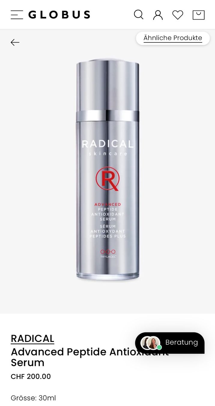 Radical Gesichtspflege: Luxury: Radical Peptide Antioxidant Serum+Extras – Neu (gemäss Beschreibung) aus Kilchberg ZH von LittleMissSunshine