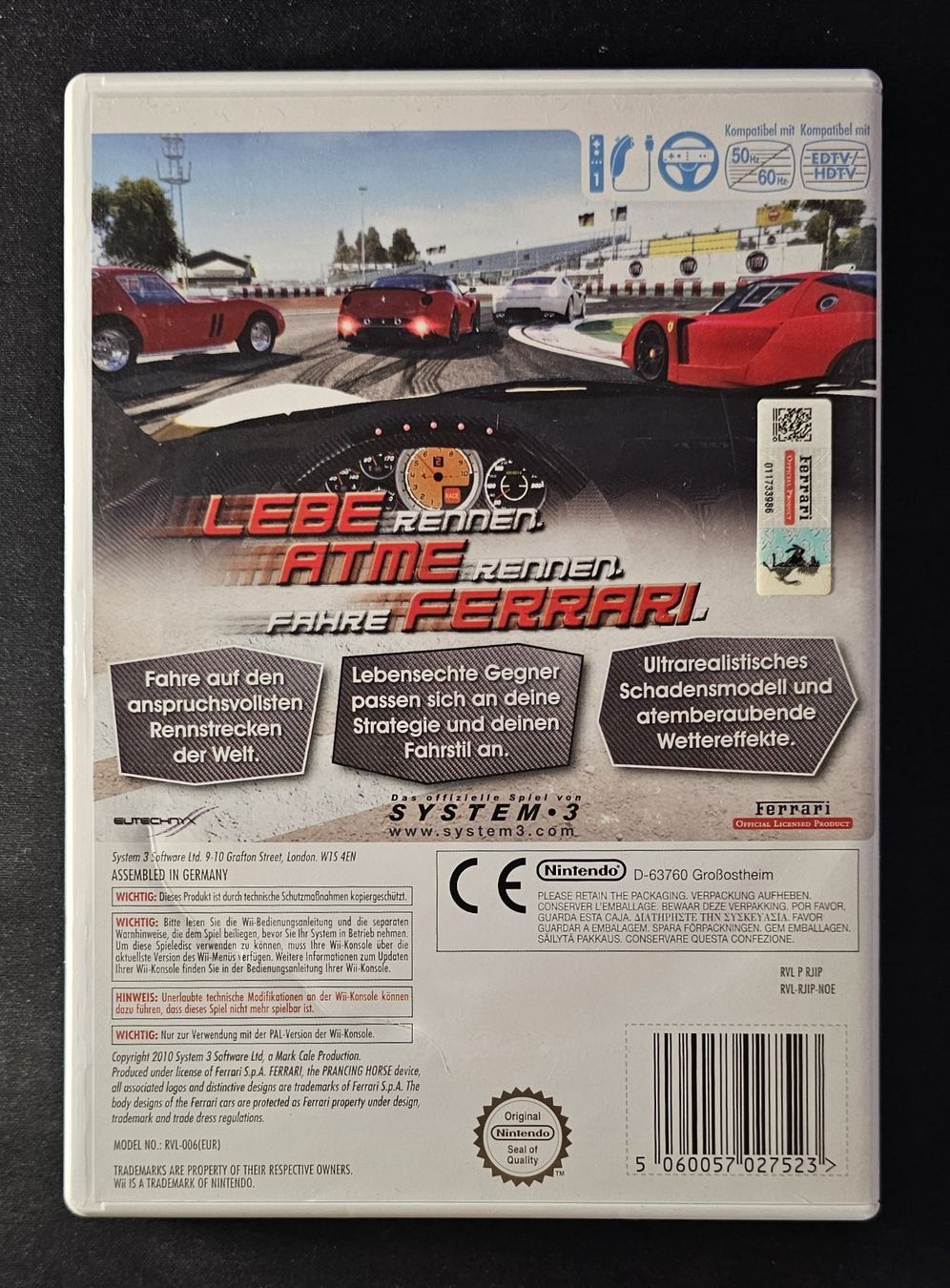 Nintendo Giochi: Nintendo Wii | Ferrari the Race Experience – Usato da Hermetschwil-Staffeln venduto da DominicKistler 1
