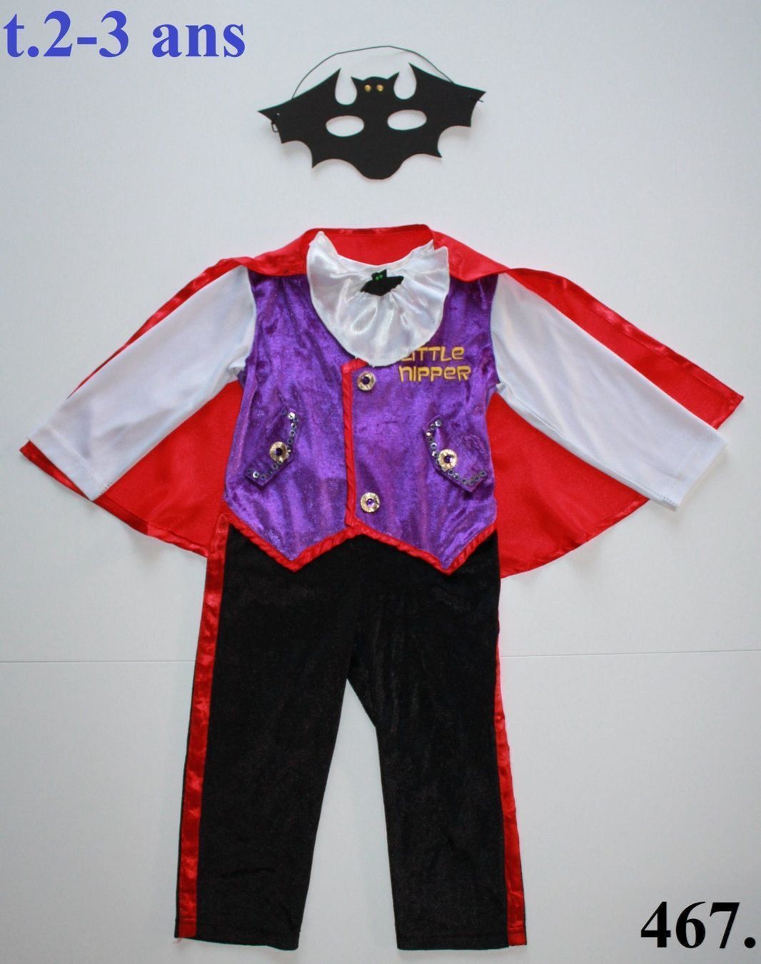 Costumi: Costume Dracula t. 2 - 3 ans – Usato da Peseux venduto da Gilloss
