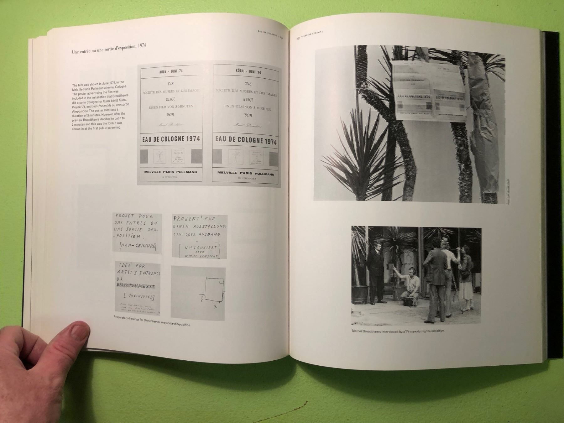 Libri: Marcel Broodthaers: Cinéma – Usato da Zürich venduto da allp 8