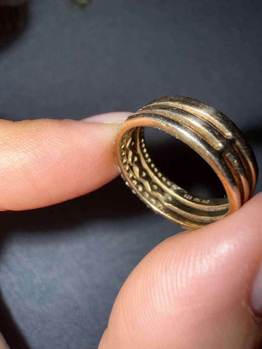 Anelli: Silber Ring vergoldet – Usato da Luzern venduto da Itsclaire 5