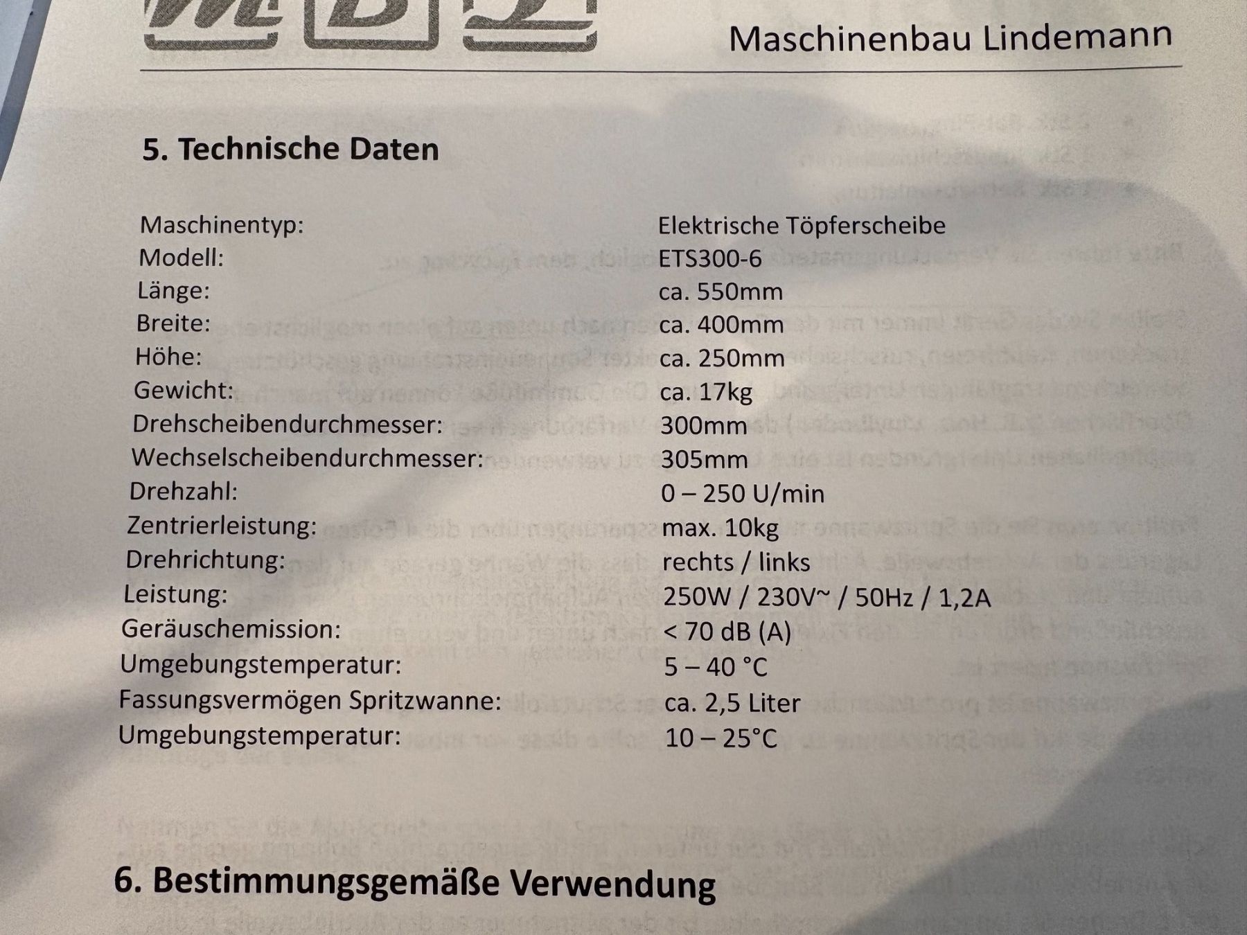 Tutte le macchine: Töpferscheibe Lindemann ETS300-6 – Usato da Altdorf UR venduto da bicidolomiti19 3