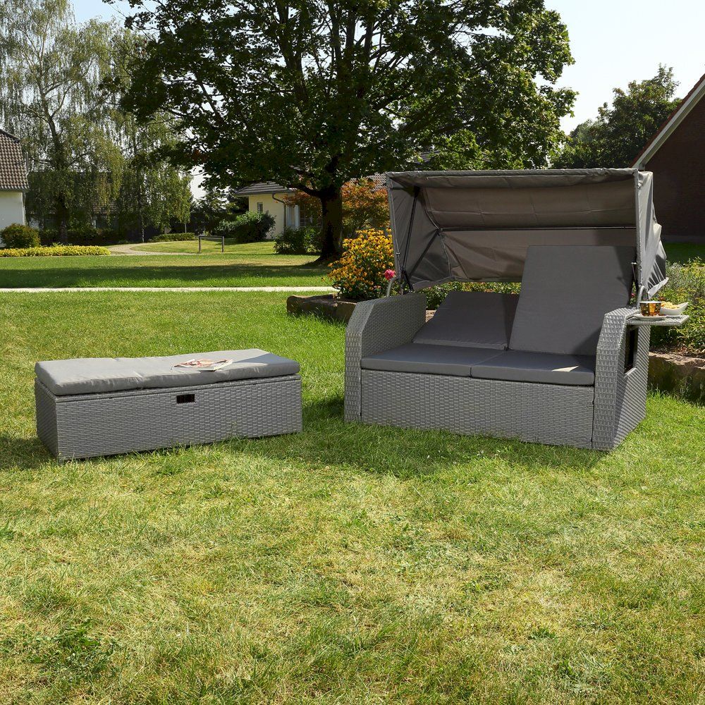 Liegen & Liegestühle: Sonnenbett grau – Neu und originalverpackt aus Bottighofen von zaap 3