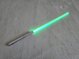 Lichtschwert grün leuchtend guter Zustand