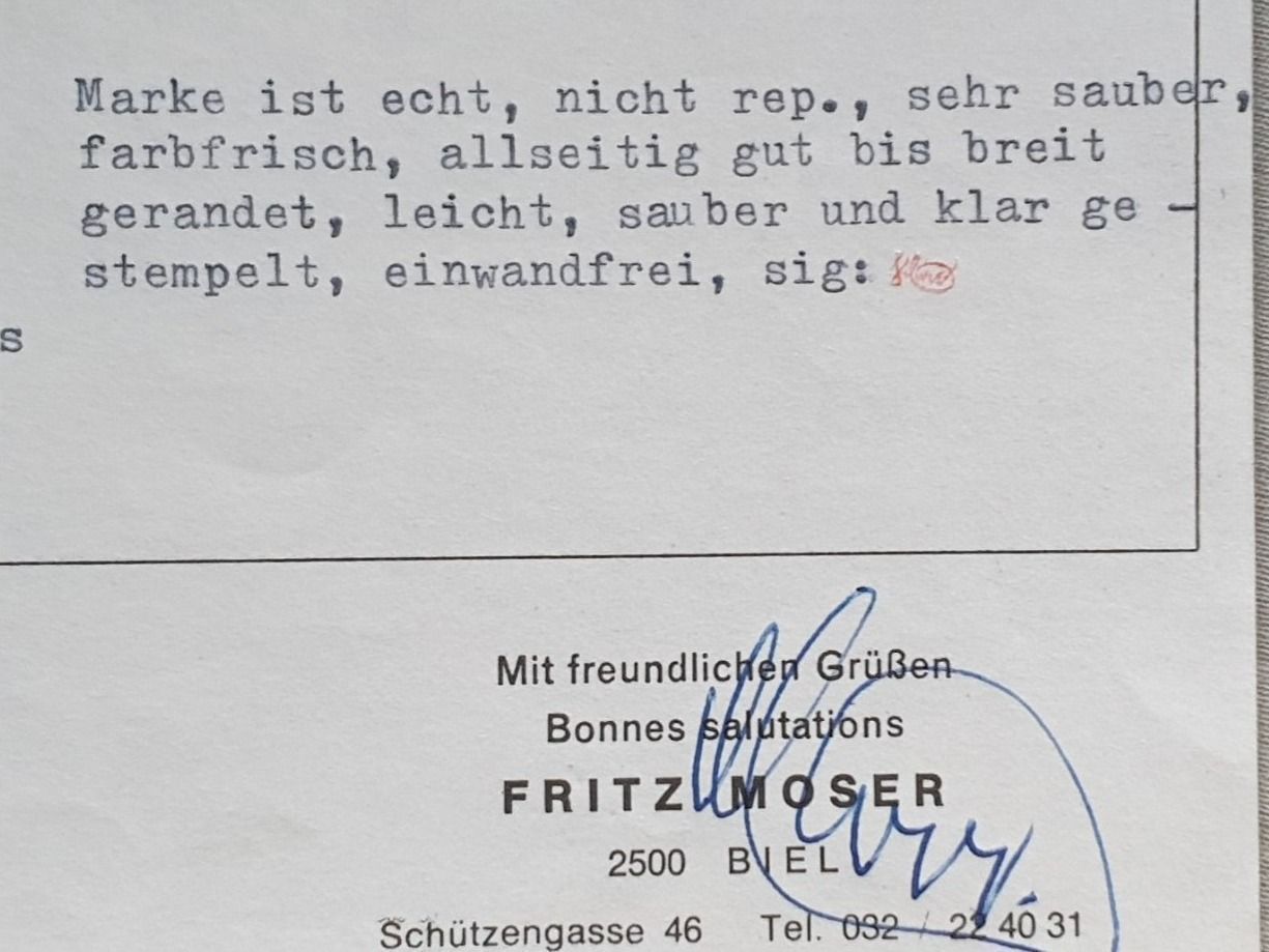 Tutti i francobolli: (246) Rayon III Schweiz 1852 mit Befund – Usato da Schwarzhäusern venduto da Inot3 6