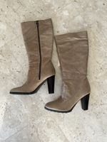 Stivali Esprit color beige in pelle taglia 40