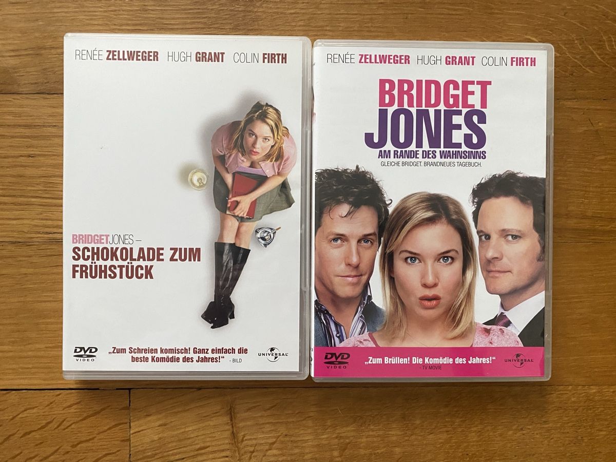 Tous les DVDs: Bridget Jones DVD 1.+ 2. – D'occasion à Muttenz par Bugijeta