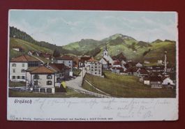 Schöne AK vom Dorf Urnäsch 1901 !